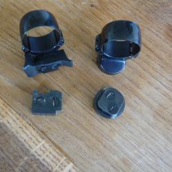 Montage Steyr Mannlicher complet, colliers 25,4/26 mm, état top !!!