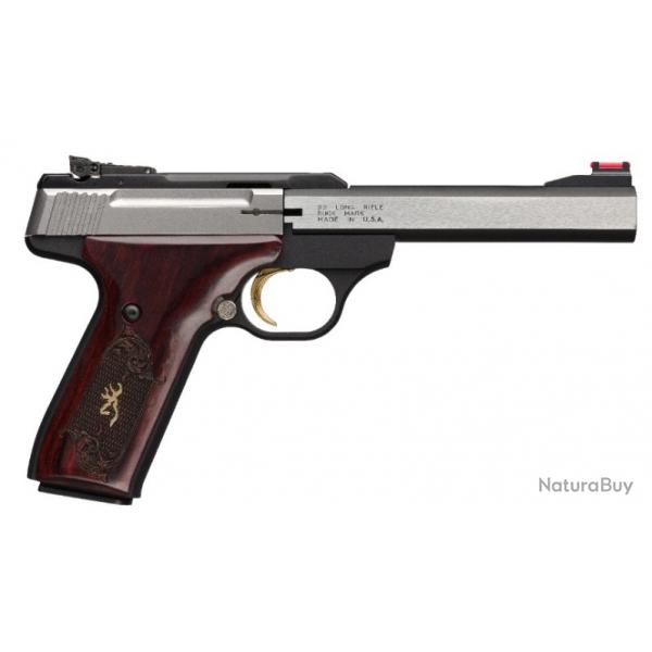 BUCK MARK mdaillon STAINLESS rosewood calibre 22Lr browning buckmark