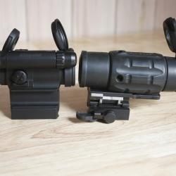 Aimpoint Comp M5 2moa + Magnifier 3x Mag + montage basculant Samson