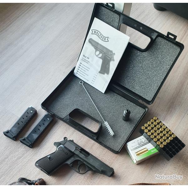 Pistolet d'alarme Walther PP calibre 9 mm P.A.K.