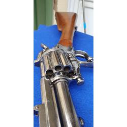 FAIRE OFFRE ! LEMAT CARABINE REVOLVER PERCUSSION CENTRALE BARILLET 450.COUP CENTRAL 58CF SHOT&BALL.