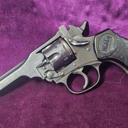 SUPERBE Revolver WEBLEY & Scott, MARK IV, BSAP!! Cal.38S&W, POLICE Afrique du Sud! Catégorie B
