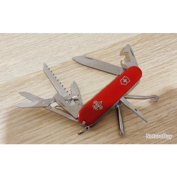 Victorinox couteau suisse Huntsman Fieldmaster BSA Insert Mtallique 1992-2005 Collector