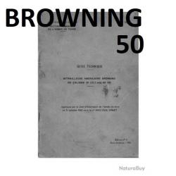 notice mitrailleuse BROWNING 50 M2 HB en FRANCAIS (envoi par mail) - VENDU PAR JEPERCUTE (m2429)