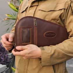 Tourbon-étui revolver en cuir, sac rembourré souple LIVRAISON GRATUITE
