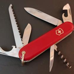 Victorinox Couteau Suisse Camper model 237U Victoria 1963-1966 Bélière rare collector