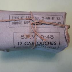 un beau paquet de quatre clips de lebel Mod 1890 soit 12 cartouches TBE