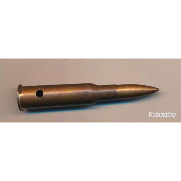 (5934) 7,62x54R MOSIN RUSSE tui acier cuivr  neutra  balle