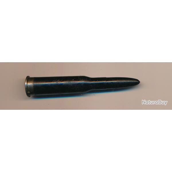 (5934) 7,62x54R MOSIN RUSSE en plastique noir et culot acier RDA (East Germany)