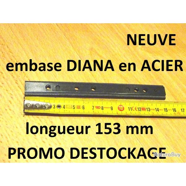 reglette embase acier lunette carabine DIANA longueur 153mm  12.00 E!!- VENDU PAR JEPERCUTE (HUB83)