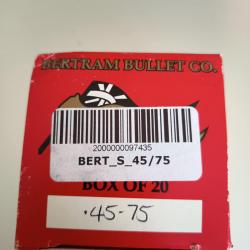 vend douilles 45/75  BERTRAM cat C8