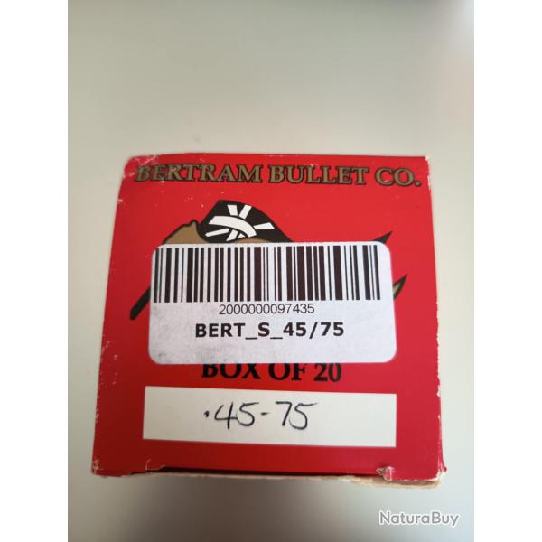 vend douilles 45/75  BERTRAM cat C8