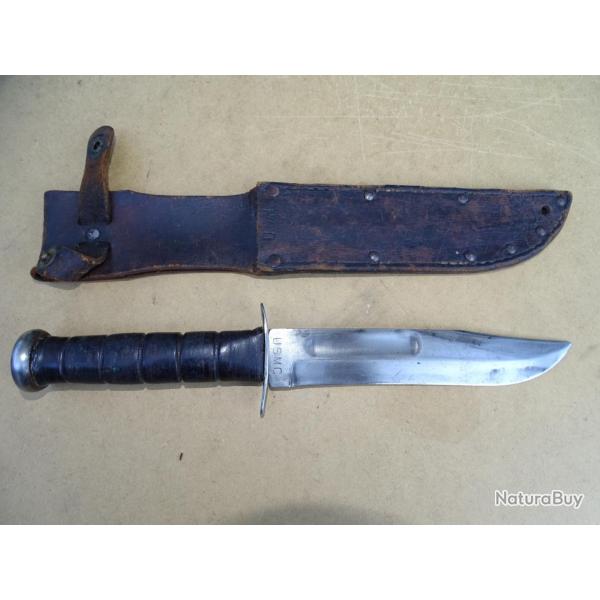 COUTEAU POIGNARD MK2 KABAR USMC 5eme version (1943-1944)