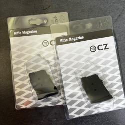 LOT 2x chargeurs polymère 5 coups 22lr cz455