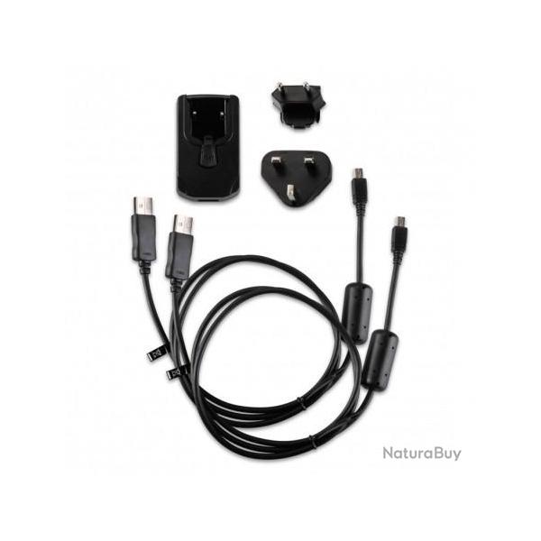 Chargeur secteur avec cables pour colliers Garmin