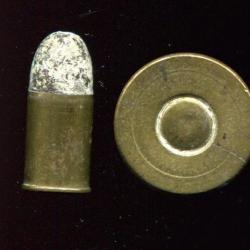 .450 BullDog - balle plomb arrondie - étui laiton de 17.9 mm de long