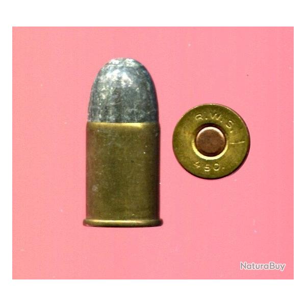 .450 BullDog - balle plomb arrondie - marquage RWS 450 (2)