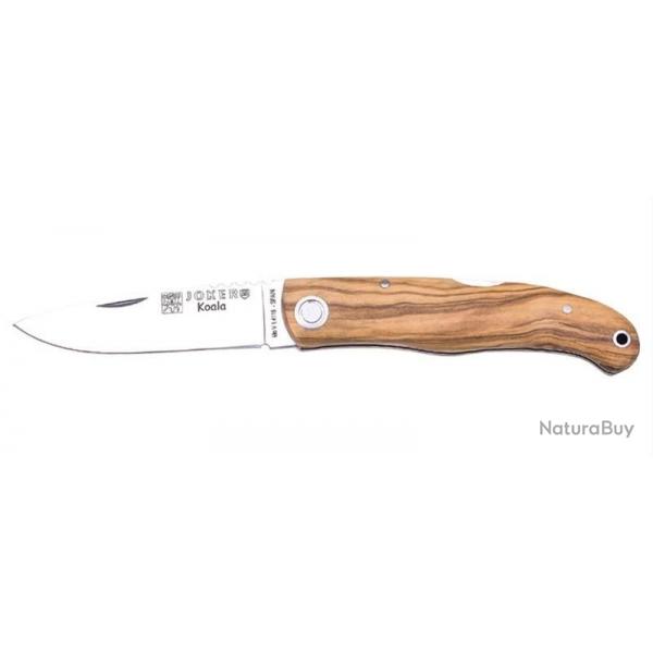 Couteau fermant Joker Koala manche bois d'olivier lame 8 Cm