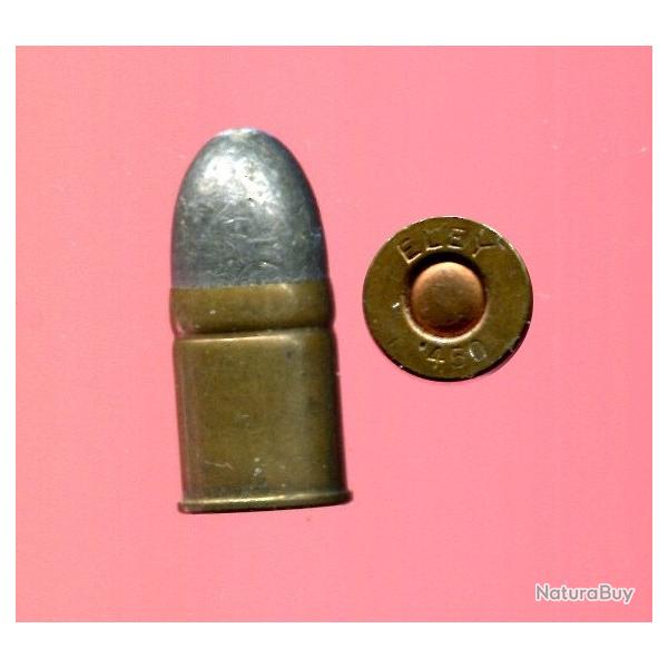 .450 BullDog - balle plomb arrondie - marquage : ELEY 450 (8)