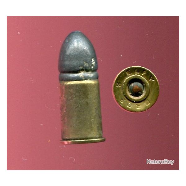 .442 Tranter 1er modle - tui en 2 parties - balle plomb pointue  gorge - marquage : ELEY BROs  x