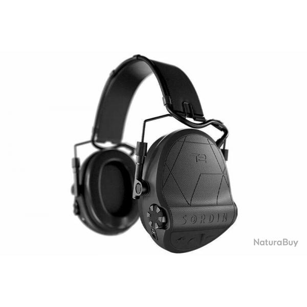 Casque lectronique Suprme T2 noir Sordin
