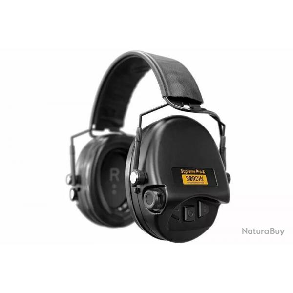 Casque Suprme Pro-X SFA noir Sordin