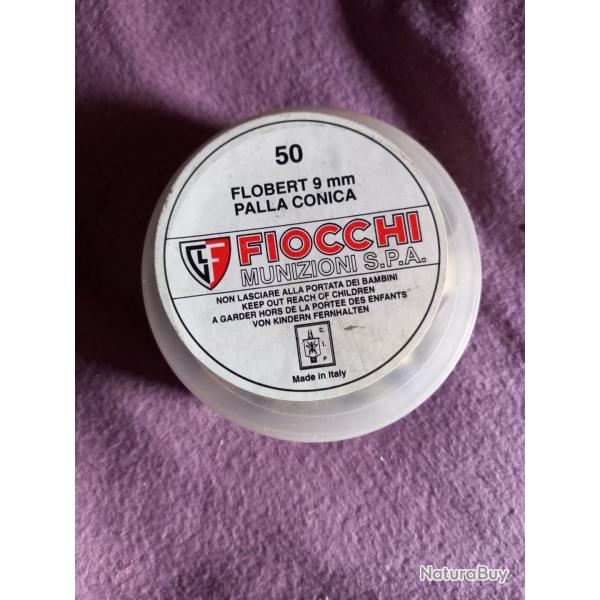 Balles 9mm flobert coniques bote 50 neuf 9 mm annulaire