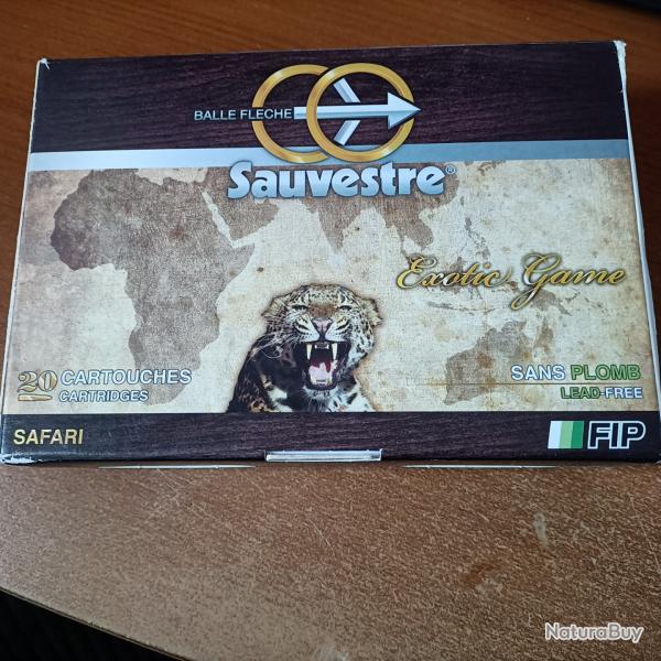 Balles SAUVESTRE calibre 375HH - 274 gr -17,70 g