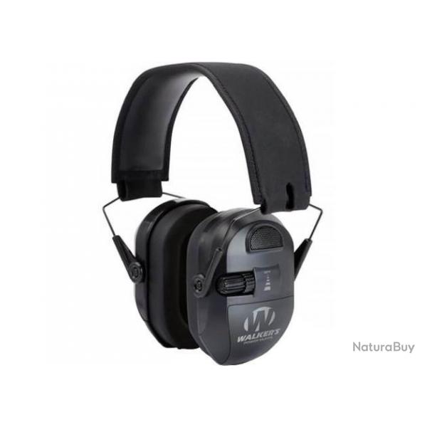 Casque anti-bruit lectronique Walker's Ultimate Power Quads - Noir