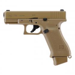 Glock 19X 6mm CO2 Coyote culasse amovible