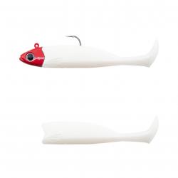 Combo Fiiish Master Shad Medium n°4 - 10cm 10cm 15g White Coco - Red Head