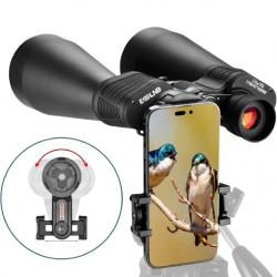 Jumelles 15x70 Puissantes pour Adultes pour l'Astronomie l'Observation de la Nature et le Tourisme