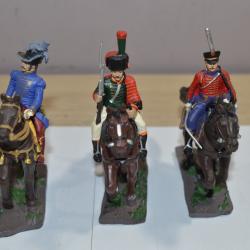 Figurine Cavaliers Soldat Russe Hussard armée rouge lot 3  (24)