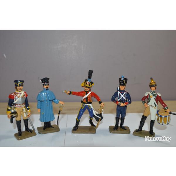 Figurine / lot  de 5  soldats de Plomb Starlux Napolon  (24)
