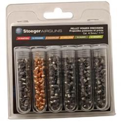 Pack Découverte Stoeger 6 Variétes de Plombs 4.5mm
