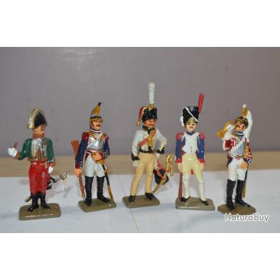 Lot De 10 Soldats De Plomb Starlux – Napoléon Infanterie – 1:32 (60mm) – Occasion