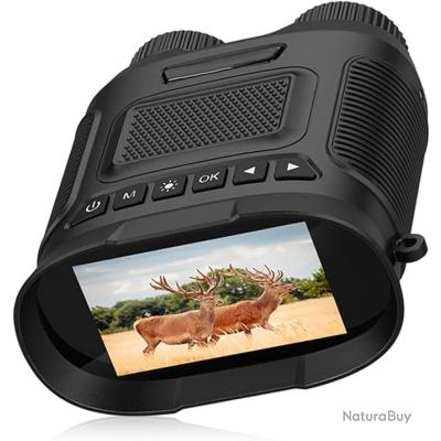 FunKind Jumelles Vision Nocturne Full HD 1080P - Zoom 6.8X, IR 300m, Batterie 5000mAh Pour Chasse Et Observation