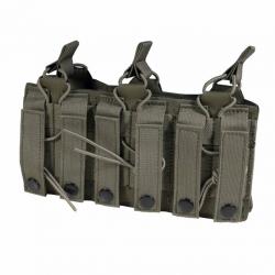 POCHE PORTE-CHARGEURS TRIPLE M4 DAGGER MK1 LASER - CORSO TACTICAL RANGER GREEN