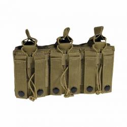 POCHE PORTE-CHARGEURS TRIPLE M4 DAGGER MK1 LASER - CORSO TACTICAL COYOTE