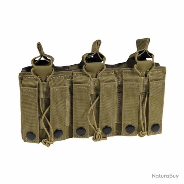 POCHE PORTE-CHARGEURS TRIPLE M4 DAGGER MK1 LASER - CORSO TACTICAL COYOTE