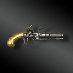 PISTOLET à coffre - Maastricht, Pays-Bas - XIXème siècle
