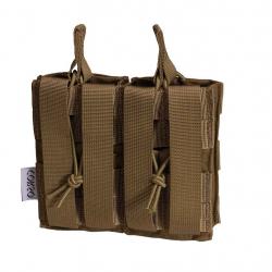 POCHE PORTE-CHARGEURS DOUBLE M4 DAGGER MOLLE - CORSO TACTICAL COYOTE