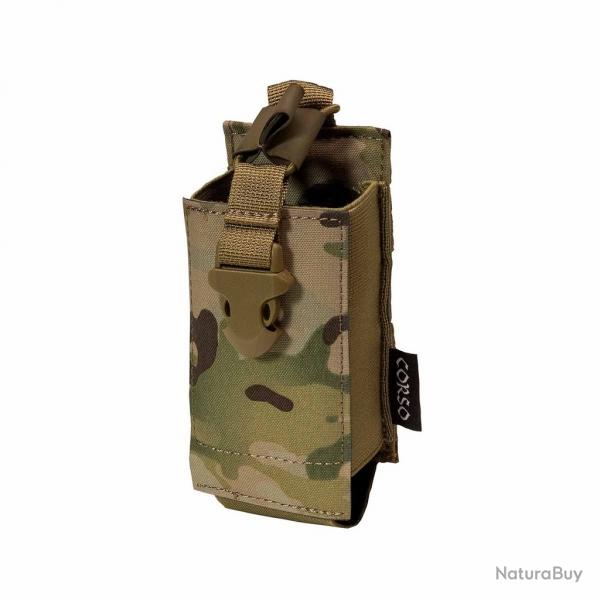 POCHE POUR TALKIE-WALKIE DAGGER MOLLE - CORSO TACTICAL MULTICAM
