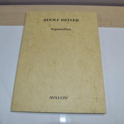 Aquarelles de Adolf H. Livre revue oeuvre 1988 Allemand 1939/1945