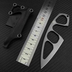 BOKER - collier de poche EDC, petit couteau à lame fixe, manche en acier 440C