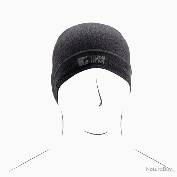 Bonnet Mrinos Sans Couture sous casque L/XL Noir