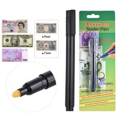 Stylo Détecteur de Faux Billets - Marqueur Vérificateur Rapide de Monnaie pour Euro Dollars Livres