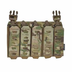 PORTE CHARGEUR FRONTAL MP5 / MP7 MOLLE POUR GILET TACTIQUE MULTICAM