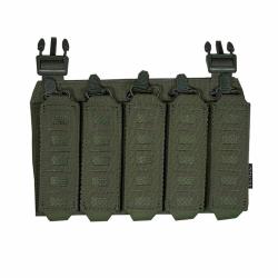 PORTE CHARGEUR FRONTAL MP5 / MP7 MOLLE POUR GILET TACTIQUE RANGER GREEN