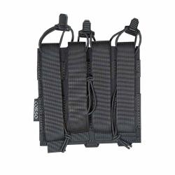 PORTE CHARGEUR FRONTAL MP5 / MP7 MOLLE POUR GILET TACTIQUE NOIR